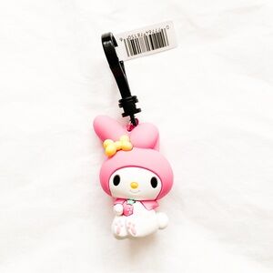 Monogram Sanrio My Melody Strawberry Bag Clip Keychain